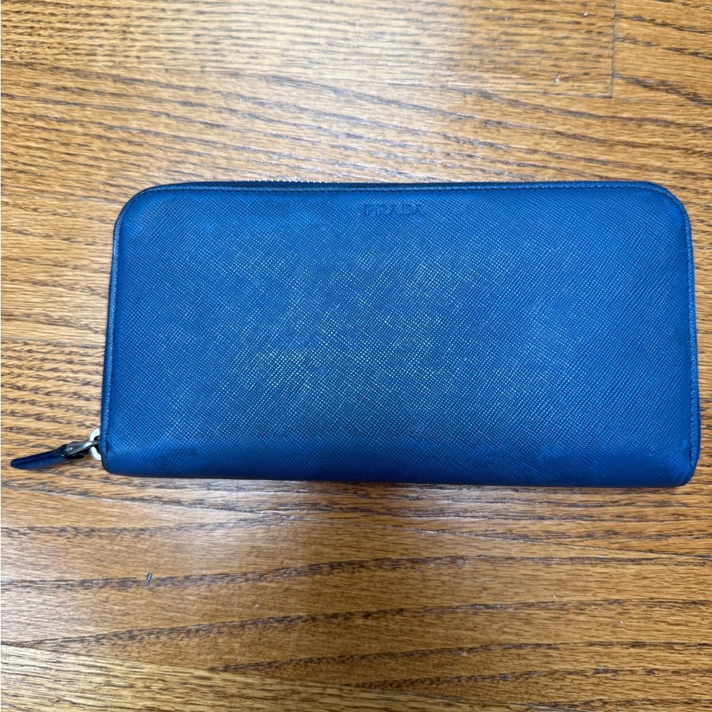 Prada Blue Wallet